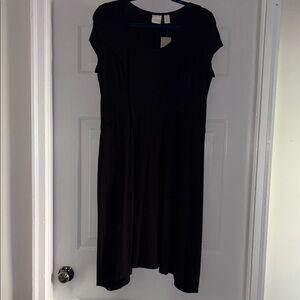 Chico's Classic Black Midi Dress